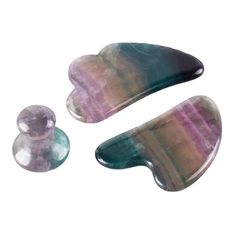 Spa Wellness Nature - Natural Jade Massager Fluorite Gua Sha