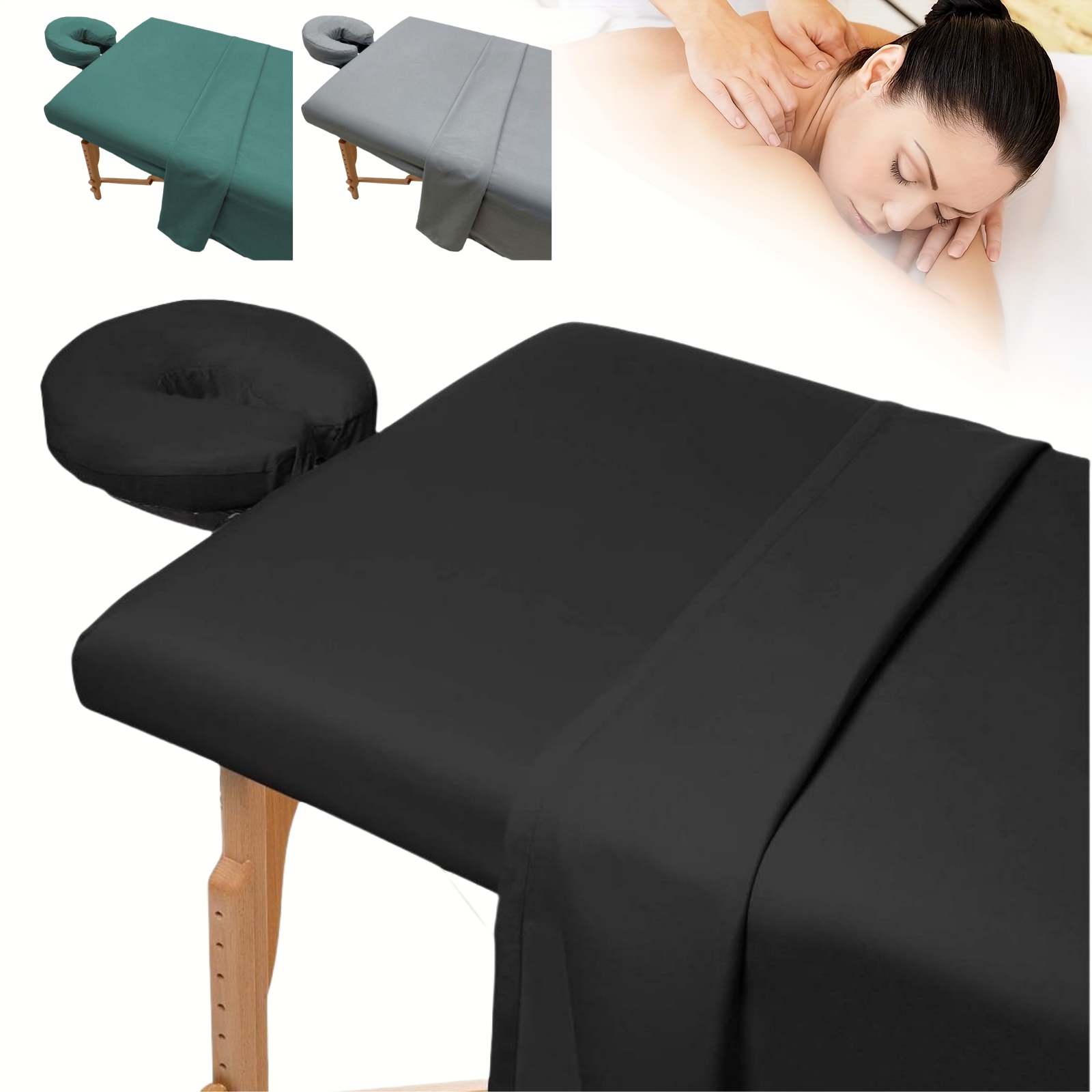 Spa Wellness Locations - 3pcs/Set Microfiber Massage Table Sheet Set
