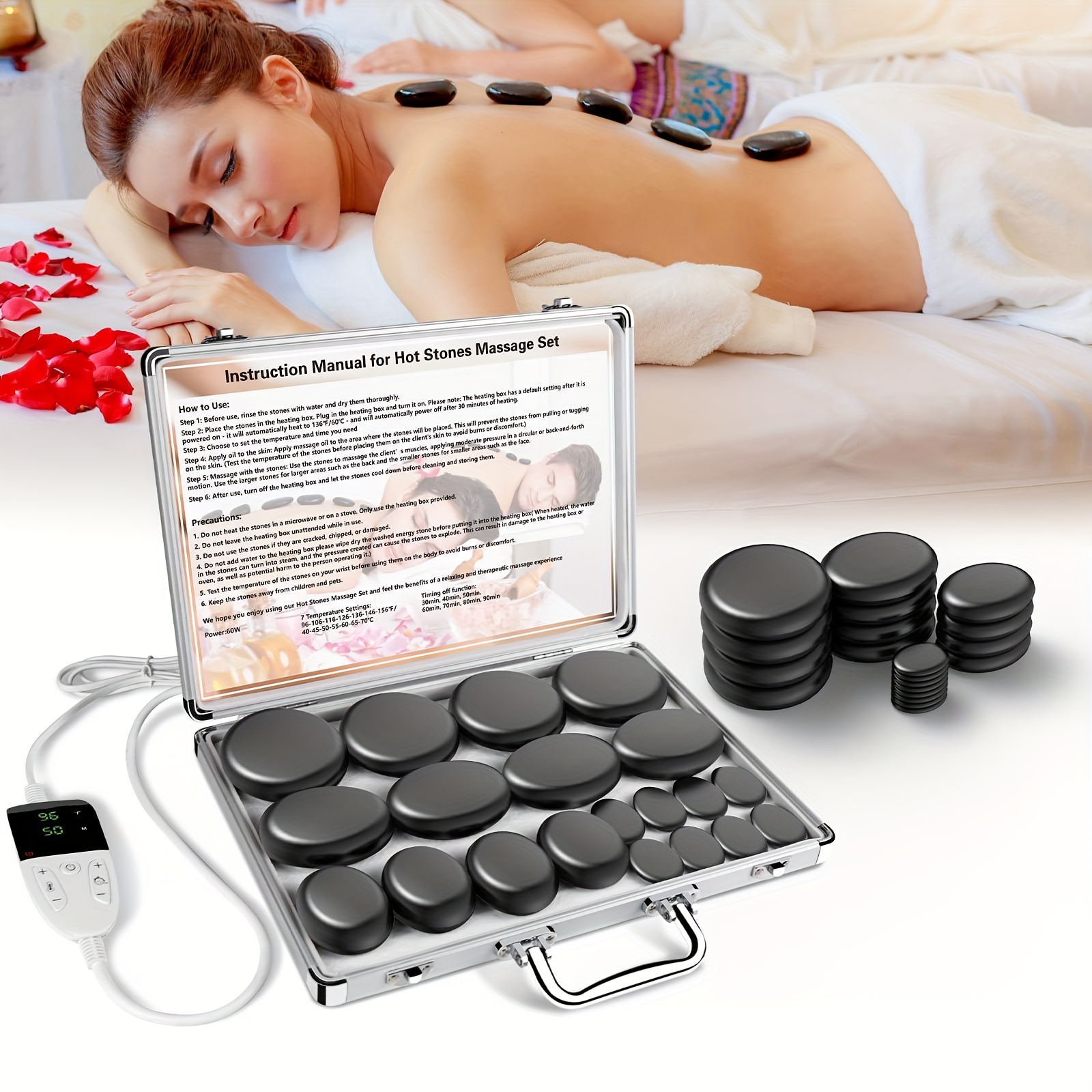 HOT STONE MASSAGE SET WITH TEM - đánh giá và giá Spa Wellness Locations