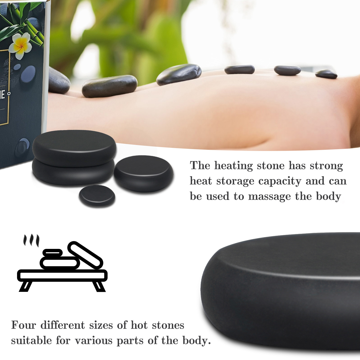 Massage Hot Stone Set,10 Piece - đánh giá và giá Spa Wellness Locations