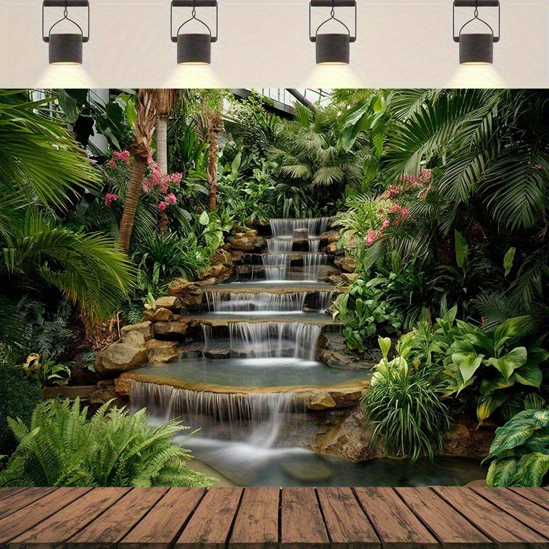 Waterfall Garden Tapestry Lush - đánh giá và giá Spa Wellness Nature