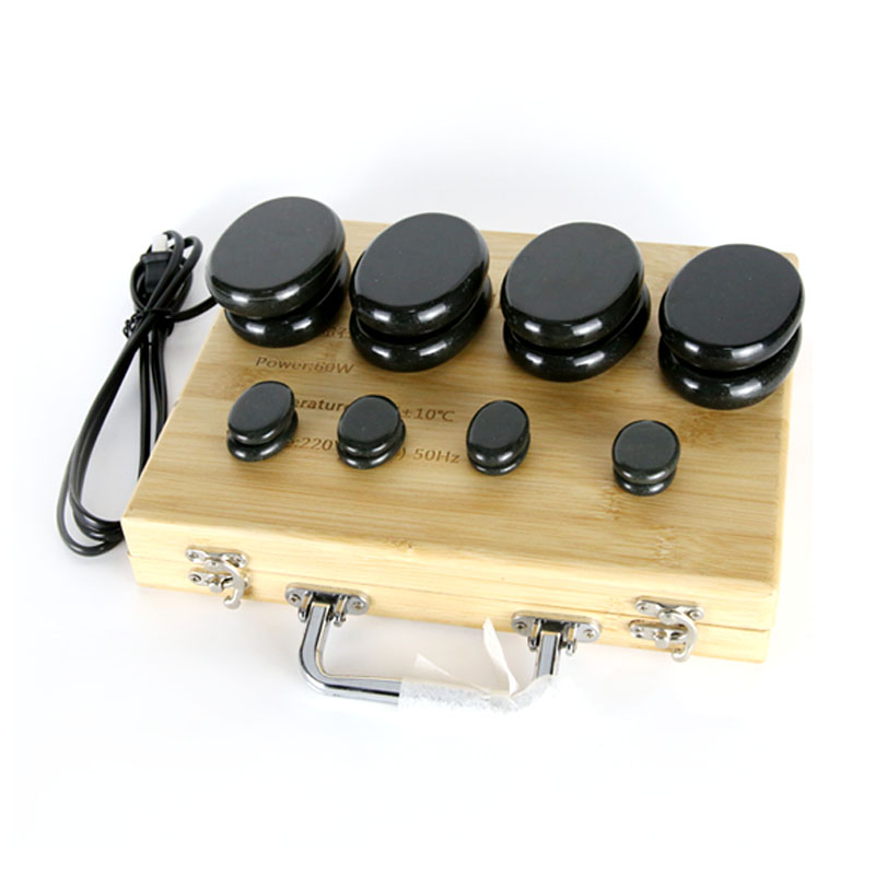 Hot Basalt Stone Massage Kit – - đánh giá và giá Spa Wellness Nature
