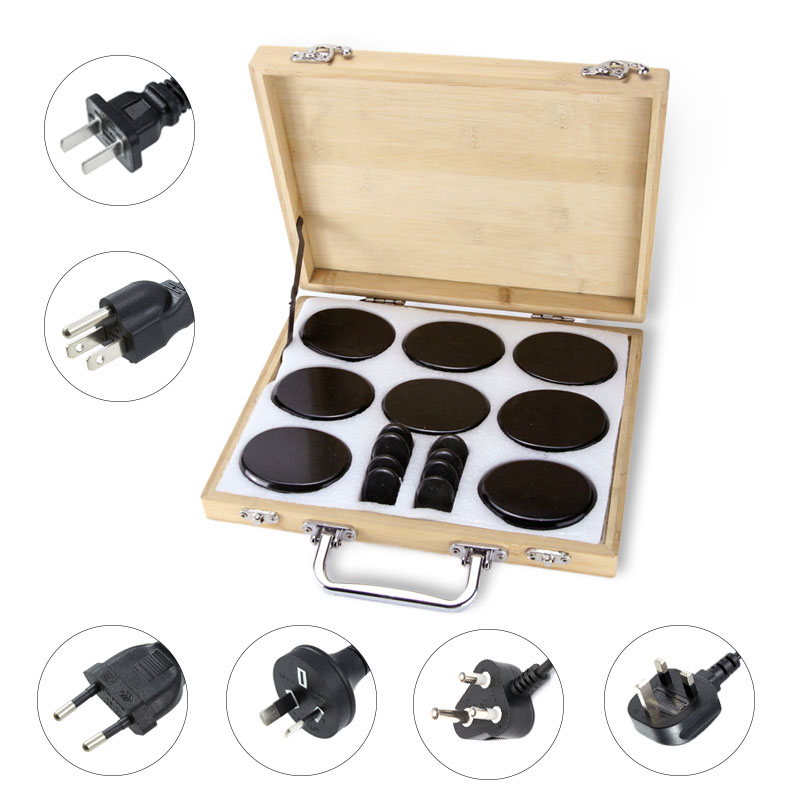 Hot Basalt Stone Massage Kit – - đánh giá và giá Spa Wellness Nature
