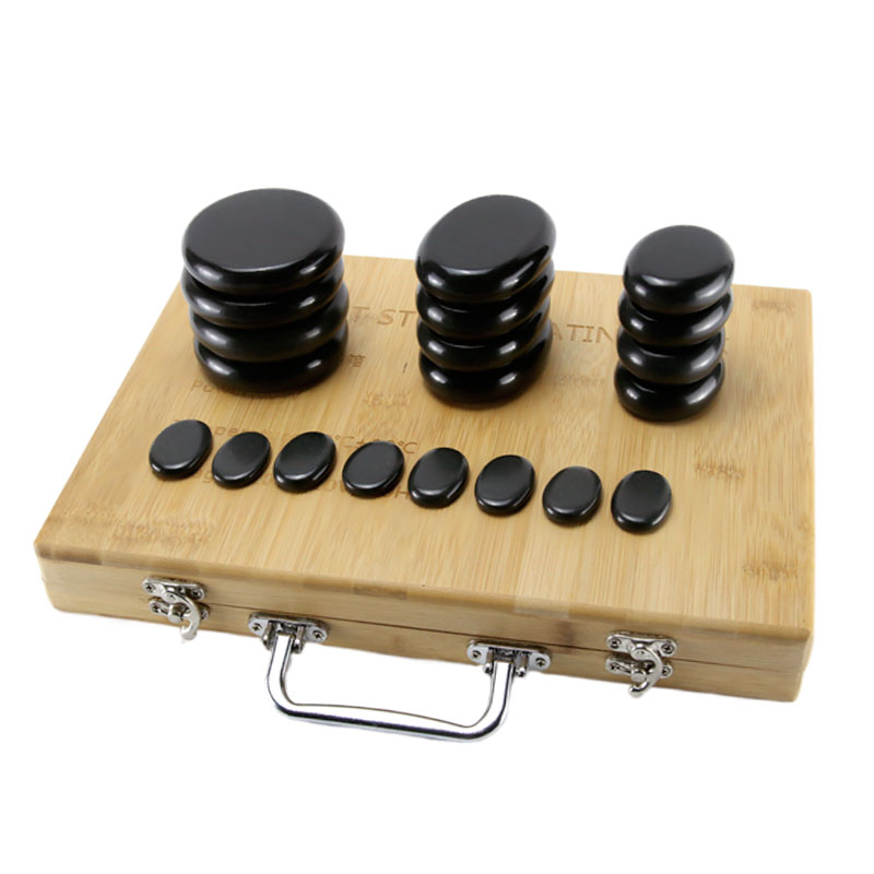 Hot Basalt Stone Massage Kit – - đánh giá và giá Spa Wellness Nature